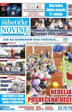 Nove Subotičke novine - broj 84, 5. okt 2018.