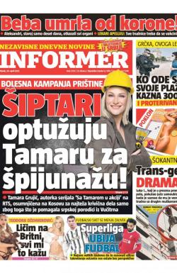 Informer - broj 2735, 20. apr 2021.