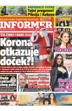 Informer - broj 2642, 26. dec 2020.