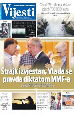 Vijesti - broj 7346, 19. sep 2018.