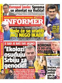 Informer - broj 2968, 22. jan 2022.