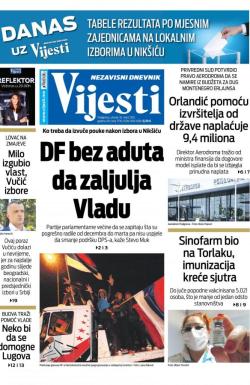 Vijesti - broj 8239, 16. mar 2021.