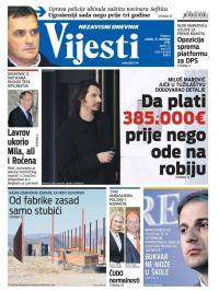 Vijesti - broj 6729, 14. dec 2016.