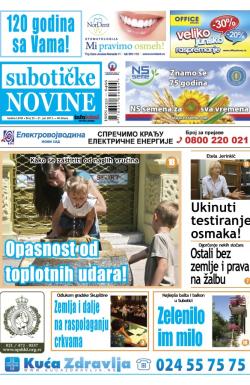 Nove Subotičke novine - broj 25, 21. jun 2013.