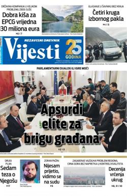 Vijesti - broj 8834, 14. nov 2022.