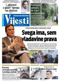 Vijesti - broj 7982, 28. jun 2020.