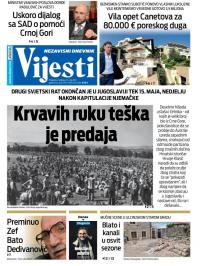 Vijesti - broj 8298, 16. maj 2021.