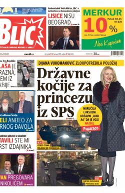 Blic - broj 6452, 29. jan 2015.