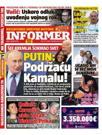 Informer - broj 3772, 6. sep 2024.