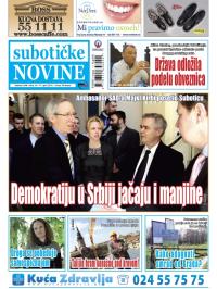 Nove Subotičke novine - broj 16, 17. apr 2015.