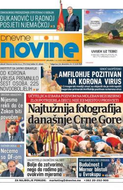 Dnevne novine - broj 2804, 7. okt 2020.