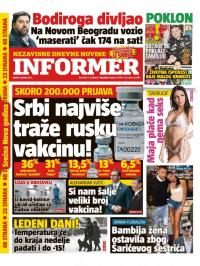 Informer - broj 2653, 13. jan 2021.