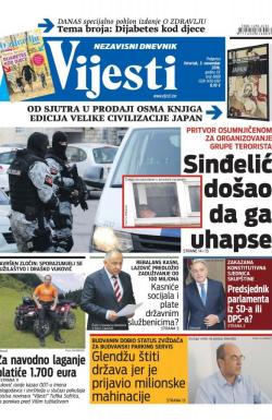 Vijesti - broj 6688, 3. nov 2016.