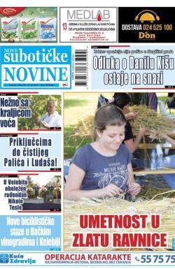 Nove Subotičke novine - broj 124, 19. jul 2019.