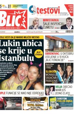 Blic - broj 6293, 20. avg 2014.