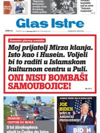 Glas Istre - broj 307, 7. nov 2020.