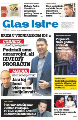 Glas Istre - broj 357, 29. dec 2021.