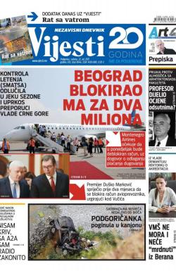 Vijesti - broj 6944, 22. jul 2017.