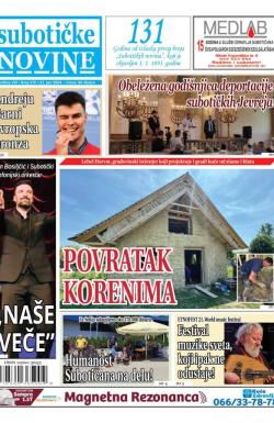 Nove Subotičke novine - broj 376, 21. jun 2024.