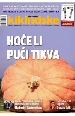 Kikindske - broj 872, 10. okt 2015.