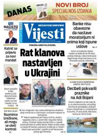 Vijesti - broj 7951, 28. maj 2020.