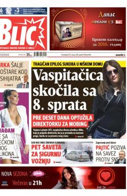 Blic - broj 6786, 4. jan 2016.