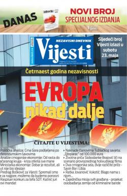 Vijesti - broj 7945, 21. maj 2020.