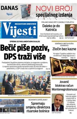 Vijesti - broj 8307, 27. maj 2021.