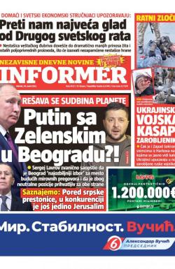 Informer - broj 3023, 29. mar 2022.