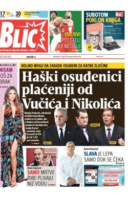 Blic - broj 6304, 31. avg 2014.