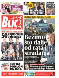 Blic - broj 7587, 30. mar 2018.