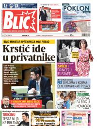 Blic - broj 6257, 15. jul 2014.