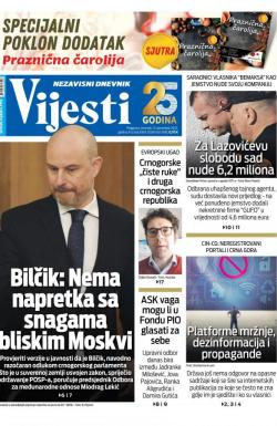 Vijesti - broj 8865, 15. dec 2022.