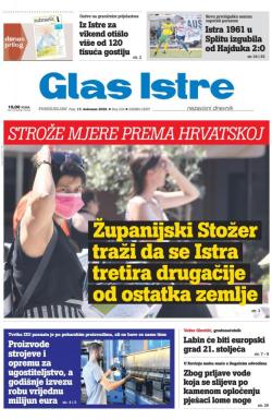 Glas Istre - broj 226, 17. avg 2020.