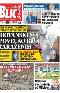 Blic - broj 8638, 17. mar 2021.