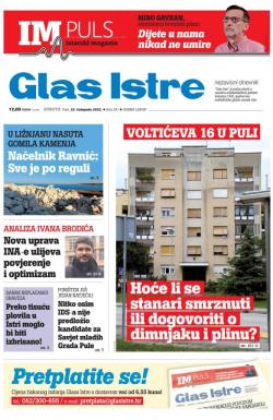 Glas Istre - broj 291, 22. okt 2022.