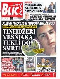 Blic - broj 8117, 23. sep 2019.