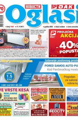 Novosti oglasi - broj 1468, 17. maj 2017.