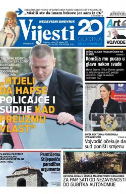 Vijesti - broj 7042, 28. okt 2017.