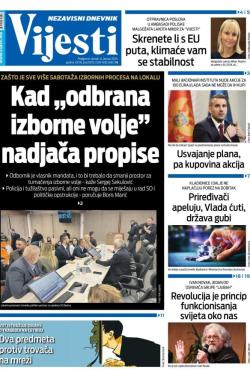 Vijesti - broj 9595, 14. jan 2025.