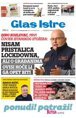 Glas Istre - broj 325, 25. nov 2020.