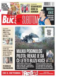 Blic - broj 8471, 26. sep 2020.