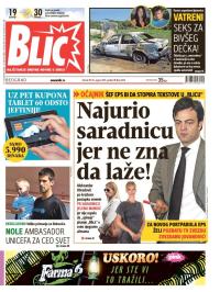 Blic - broj 6656, 25. avg 2015.