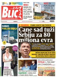 Blic - broj 6261, 19. jul 2014.