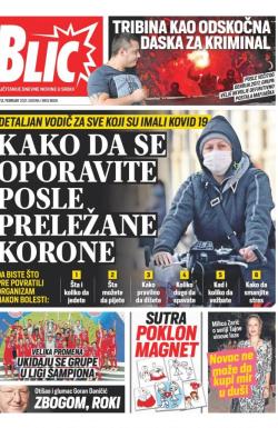 Blic - broj 8606, 12. feb 2021.