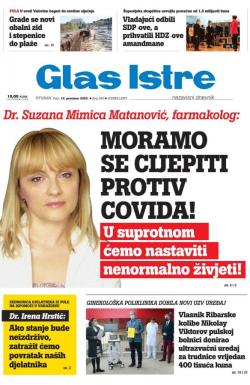 Glas Istre - broj 345, 15. dec 2020.