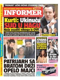 Informer - broj 3346, 18. apr 2023.