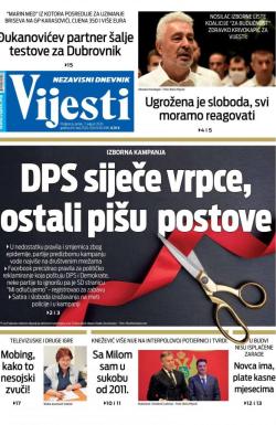 Vijesti - broj 8021, 7. avg 2020.