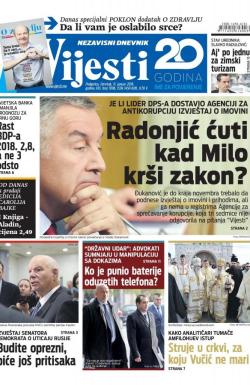 Vijesti - broj 7096, 11. jan 2018.