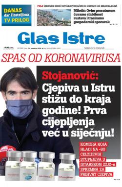 Glas Istre - broj 341, 11. dec 2020.